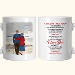 Henkilökohtainen rakastan sinua ikuisesti ja aina Keraaminen C-tyypin kahva muki vuosipäivä muistolahja syntymäpäivälahja pariskunnalle