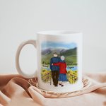 Henkilökohtainen Minulla oli sinut ja sinulla oli minut Keraaminen C-tyypin kahva muki Vuosipäivä Muistolahja Syntymäpäivälahja pariskunnalle