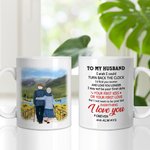 Personlig Jag önskar att jag kunde vrida tillbaka klockan Keramisk C-typ handtag Mugg Jubileumspresent Födelsedag Julklapp för par