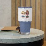 Personalized We're Not Sugar & Spice Besties 30oz Portable Leak Proof Tumbler Birthday Gift Best Friends Gift