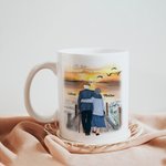 Mug personnalisé You Are The Only One en céramique avec anse en C Cadeau d'anniversaire Cadeau de Noël pour couple