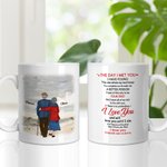 Henkilökohtainen rakastan sinua ikuisesti ja aina Keraaminen C-tyypin kahva muki vuosipäivä muistolahja syntymäpäivälahja pariskunnalle