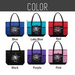 Personalised Nursing Is A Work of Heart Tote Bag Nurse Zippered Tote Bag Large Capacity Nurse Appreciation Nurse Week Gift Christmas Gift