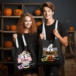 Gepersonaliseerde Halloween Trick or Treat Bag Herbruikbare Ghost Pumpkin Goodie Bag Snoep Tote Bag Halloween Feestartikelen