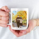 Henkilökohtainen kun pääsemme elämämme loppuun yhdessä kahva muki nimi vuosipäivä lahja syntymäpäivälahja lahja pariskunnalle