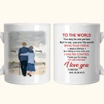 Gepersonaliseerde Faiiling In Love With You Keramische C-type handvat Mok Verjaardagscadeau Verjaardagscadeau voor paar