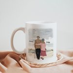 Henkilökohtainen Never Stop Saying I Love You Keraaminen C-tyyppi kahva muki vuosipäivä lahja syntymäpäivälahja lahja pariskunnalle