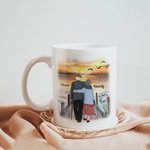 Personalized You May Be One Person But To Me , You Are The World Ceramic C-type Handle Mug Anniversary Gift Birthday Gift for Couple