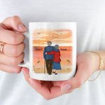 Gepersonaliseerde I Just Want To Be Your Last Everything Keramische C-type handvat Mok Verjaardag Herdenkingsgeschenk Verjaardagscadeau voor paar