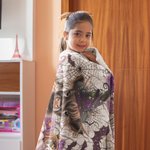 Personalized Soft Fleece Halloween Style Highland Cow Blanket Halloween Gift for Highland Cow Lover