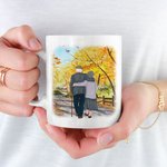 Henkilökohtainen Haluan ärsyttää loppuelämäni ajan Keraaminen C-tyypin kahva muki Vuosipäivä lahja Syntymäpäivälahja pariskunnalle