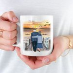 Mug personnalisé You Are The Only One en céramique avec anse en C Cadeau d'anniversaire Cadeau de Noël pour couple