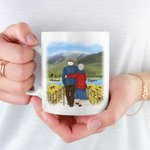 Henkilökohtainen Minulla oli sinut ja sinulla oli minut Keraaminen C-tyypin kahva muki Vuosipäivä Muistolahja Syntymäpäivälahja pariskunnalle