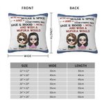 Coussin d'Oreiller Personnalisé Coussin d'Oreiller Anniversaire Cadeau de Noël pour Amis Décoration de Chambre d'Hôtes