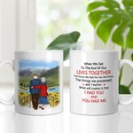 Henkilökohtainen rakastan sinua ja rakastan sinua kunnes kuolen Keraaminen C-tyyppi kahva muki vuosipäivä lahja syntymäpäivälahja pariskunnalle