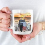 Personalized You May Be One Person But To Me , You Are The World Ceramic C-type Handle Mug Anniversary Gift Birthday Gift for Couple