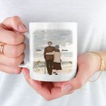 Gepersonaliseerde The Things We Possessed Keramische C-type handvat Mok Verjaardagscadeau Verjaardagscadeau voor paar