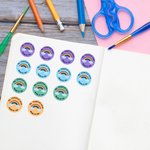Personalised Cute Rainbow Super Star Teacher Reward Stickers with Name Waterproof Teaching Materials Gift for Teacher