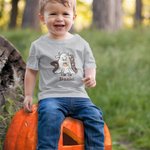 Personalizada Halloween Vaca Fantasma Niño Camiseta Calabaza y Fantasma Divertida Camiseta Corta Fiesta de Halloween Camisa Animal Fiesta de Cumpleaño