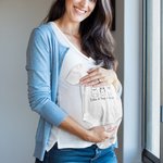 Personalized Protected By Pet Cotton Baby Onesie Birthday Gift Christmas Gift for Baby or New Mother