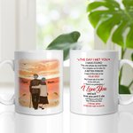 Henkilökohtainen Haluan kaikki minun viimeinen olla kanssasi Keraaminen C-tyyppi kahva muki vuosipäivä matkamuisto lahja syntymäpäivälahja lahja pariskunnalle