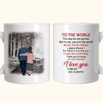 Gepersonaliseerde Ik hou van je voor altijd en altijd Keramische C-type handvat Mok Verjaardag Souvenir Gift Verjaardagscadeau voor paar