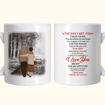 Gepersonaliseerde The Couple Spent The Winter Together Keramische C-type handvat Mok Verjaardagscadeau Verjaardagscadeau voor paar