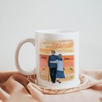 Henkilökohtainen I Love You Keraaminen C-tyyppi kahva muki vuosipäivä matkamuisto lahja syntymäpäivälahja parille