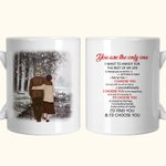 Gepersonaliseerde U Bent De Enige Keramische C-type handvat Mok Verjaardag Herdenkingsgeschenk Verjaardagscadeau voor paar
