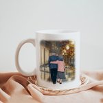 Gepersonaliseerde Thank You For Being My Life Partner Keramische C-type handvat Mok Verjaardag Memorial Gift Verjaardagscadeau voor paar