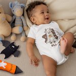 Bebé Personalizado Vaca Fantasma con Calabaza Body Halloween Baby Shower Regalo para Bebé