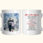 Gepersonaliseerde I Had Find You And I Had Choose You Keramische C-type handvat Mok Verjaardagscadeau Verjaardagscadeau voor paar