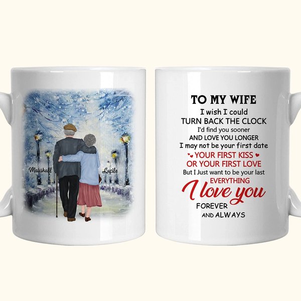 Gepersonaliseerde I Had Find You Sooner And Love You Longer Keramische C-type handvat mok Verjaardagscadeau verjaardagscadeau voor paar