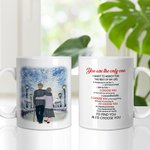 Gepersonaliseerde I Had Find You And I Had Choose You Keramische C-type handvat Mok Verjaardagscadeau Verjaardagscadeau voor paar