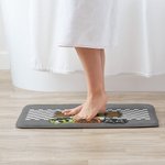 Personalized Funny Halloween Ghost Pumpkin Doormat with Name Halloween Spooky Season Gift for Friends Family Home Decoration