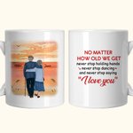 Henkilökohtainen I Love You Keraaminen C-tyyppi kahva muki vuosipäivä matkamuisto lahja syntymäpäivälahja parille