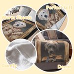 Coperta personalizzata con ritratto di re regina reale dell'animale domestico Arte rinascimentale Regalo per la decorazione della casa per gli amanti 