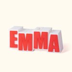 Tirelire Personnalisée en 3D avec Lettres Cadeau de Noël et d'Anniversaire pour Enfant