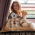 Coperta personalizzata con ritratto di re regina reale dell'animale domestico Arte rinascimentale Regalo per la decorazione della casa per gli amanti 