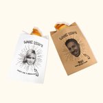 Personalizzati sacchetti bomboniera divertente Cookie Candy Snack Goodie sacchetti di carta con decorazioni di partito foto Compleanno regalo di laure