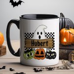 Gepersonaliseerde Spooky Ghost Pompoen 11oz Keramische Mok Halloween Trick or Treat Gift voor Feest Home Decor