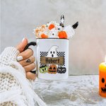 Gepersonaliseerde Spooky Ghost Pompoen 11oz Keramische Mok Halloween Trick or Treat Gift voor Feest Home Decor