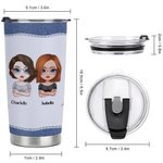 Henkilökohtainen kaikki kiva Olemme Sage ja Hood 20oz ruostumattomasta teräksestä Tumbler joululahja syntymäpäivälahja paras ystävä lahja