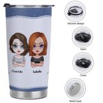 Henkilökohtainen kaikki kiva Olemme Sage ja Hood 20oz ruostumattomasta teräksestä Tumbler joululahja syntymäpäivälahja paras ystävä lahja