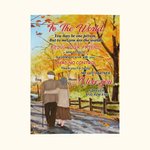 Personalizada To The World You May Be One Person But To Me, You Are The World Manta Regalo de Esposo Sherpa Flannel