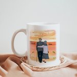 Henkilökohtainen valitsen sinut rakastamaan koko olemuksellani ehdoitta Keraaminen C-tyypin kahva muki Vuosipäivälahja Syntymäpäivälahja pariskunnalle