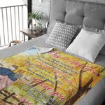 Personalisierte Der Tag, an dem ich dich traf Ich habe denjenigen gefunden, den meine Seele liebt Decke Ehefrau Geschenk Hochzeitstag