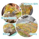 Personalizada To The World You May Be One Person But To Me, You Are The World Manta Regalo de Esposo Sherpa Flannel