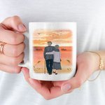 Henkilökohtainen valitsen sinut rakastamaan koko olemuksellani ehdoitta Keraaminen C-tyypin kahva muki Vuosipäivälahja Syntymäpäivälahja pariskunnalle