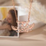 Gepersonaliseerde Leuke Hond Kat Ras Oren Ketting met Naam Verjaardag Verjaardagscadeau voor Hond Kat Huisdier Liefhebbers